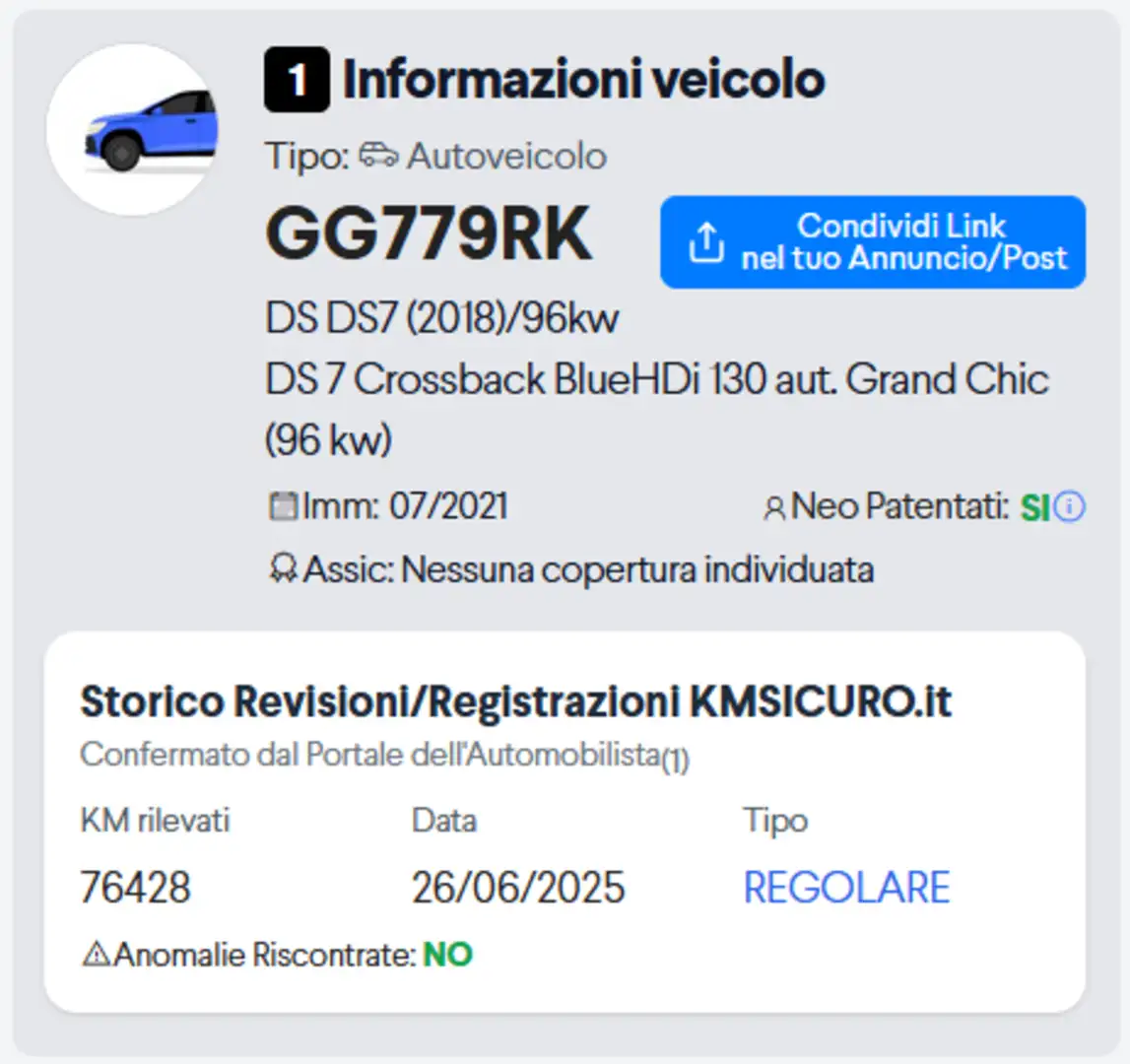 DS Automobiles DS 7 Crossback DS DS 7 Crossback BlueHDi 130 aut. Performance Li Blanc - 2