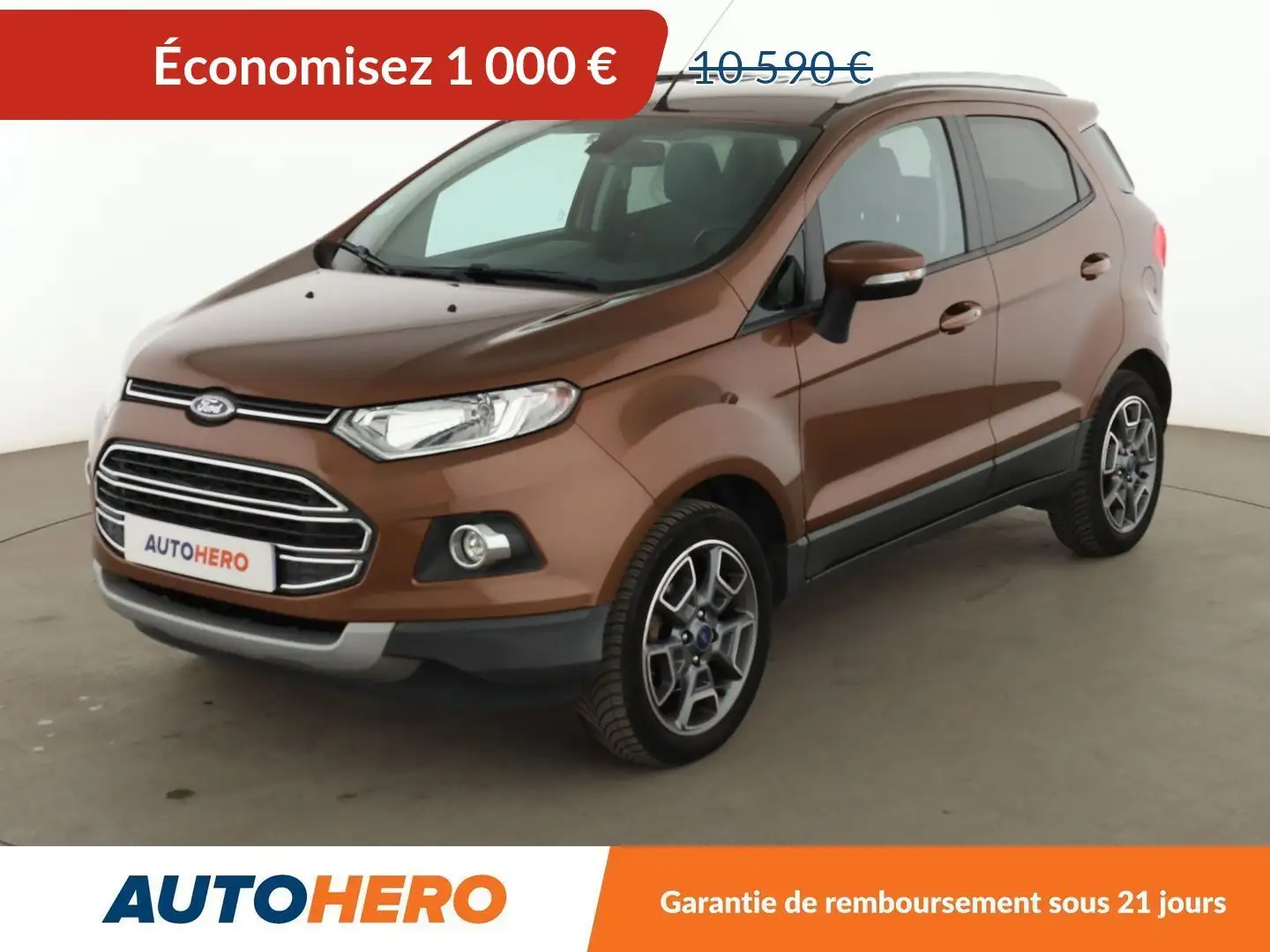 Ford EcoSport 1.0 EcoBoost Titanium Brun - 1