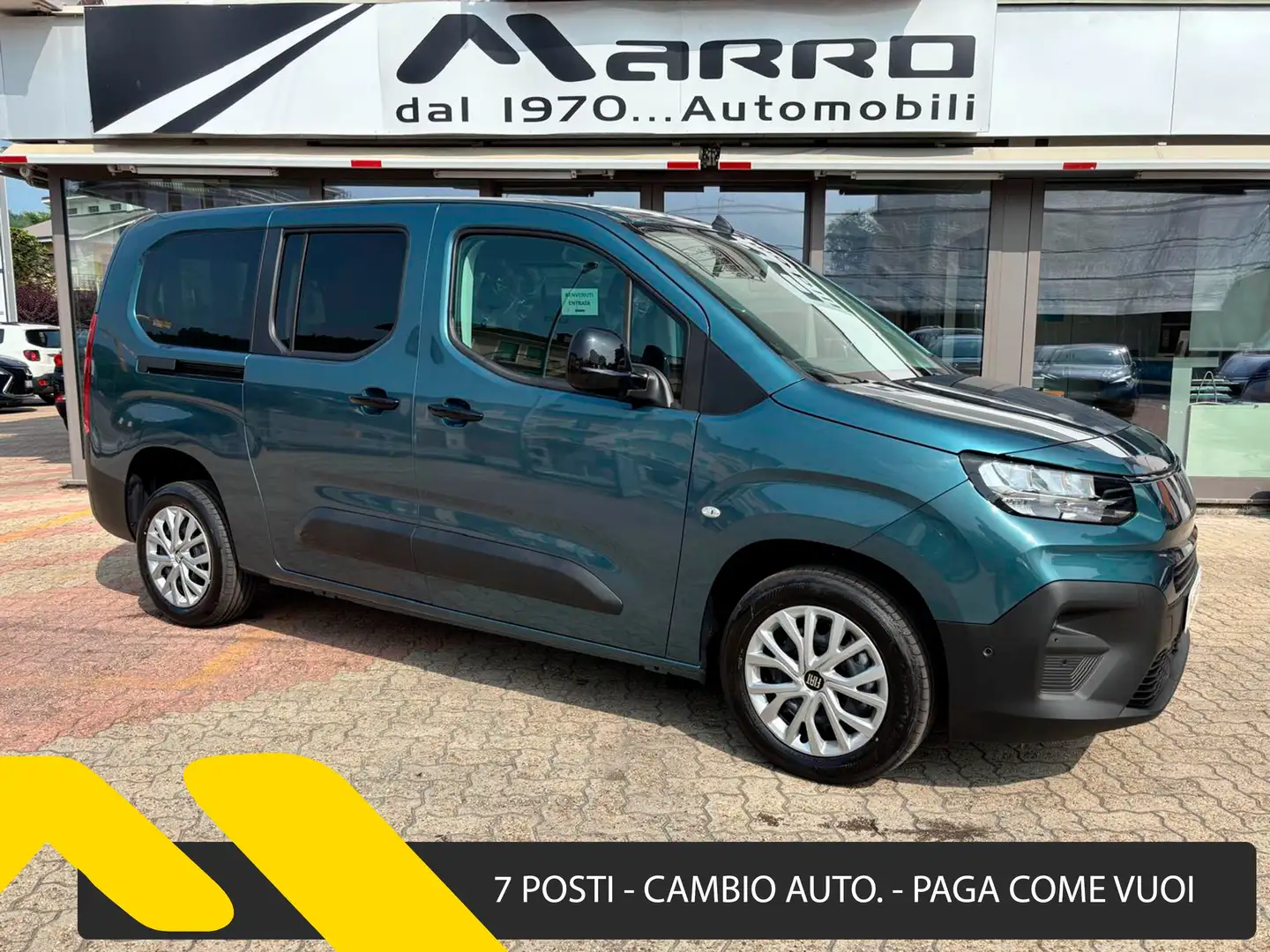 Fiat Doblo PL 1.5Diesel 130cv Auto 7 POSTI KM0 Blauw - 1
