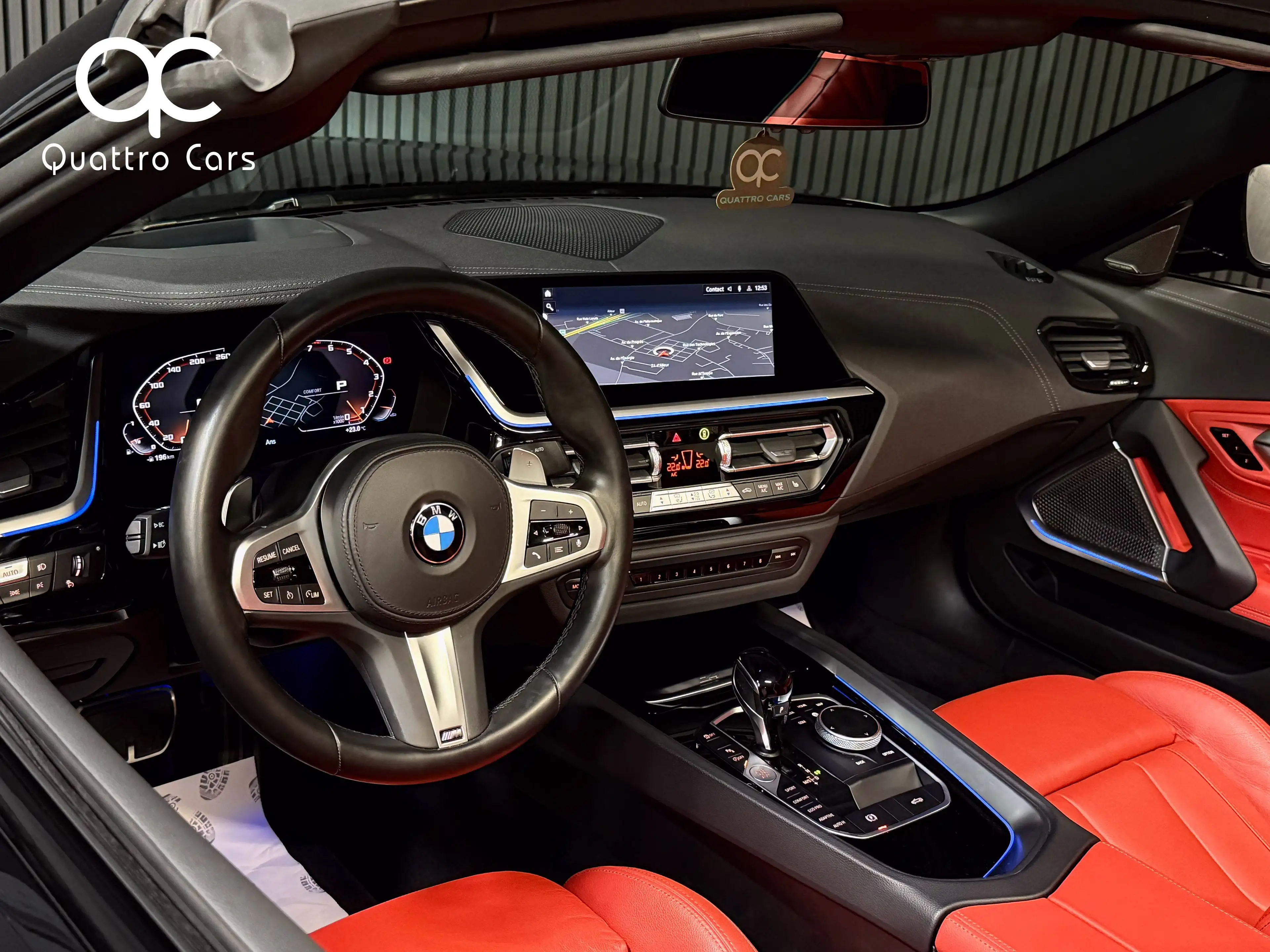 BMW Z4 M40i / 1ere Main / Etat neuf / Harman Kardon / Caméra / Cuir rouge — photo 12