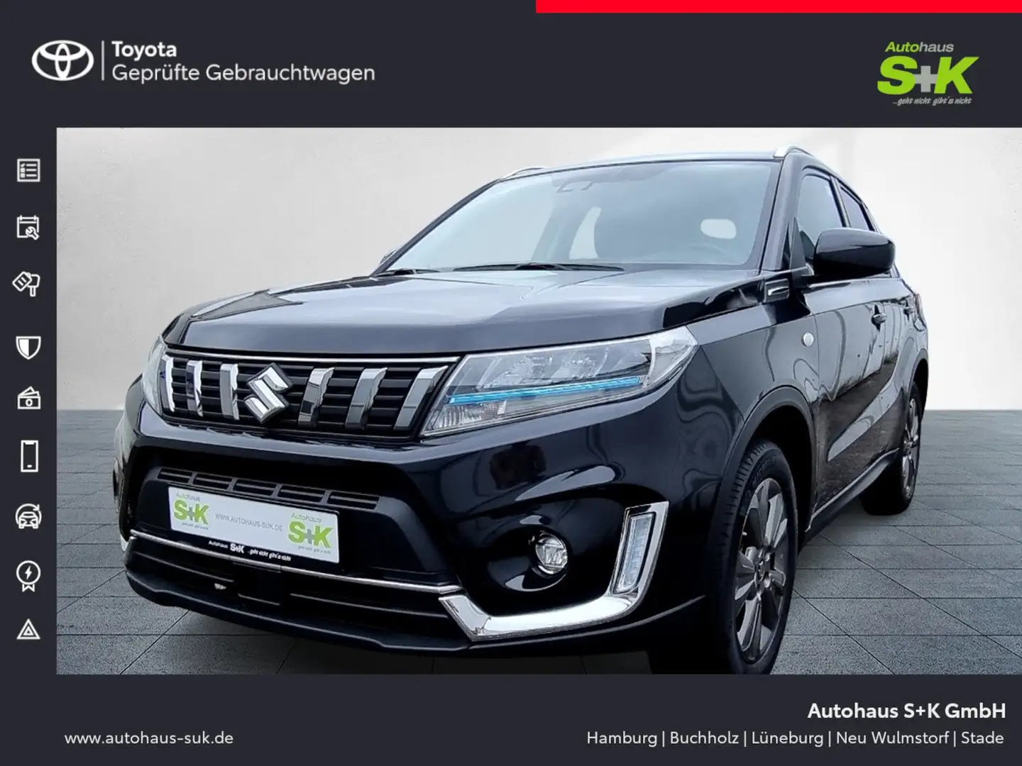 Suzuki Vitara 1.5 Hybrid Comfort 4x2*LED+KLIMA+DAB+USB+SHZ* Schwarz - 1