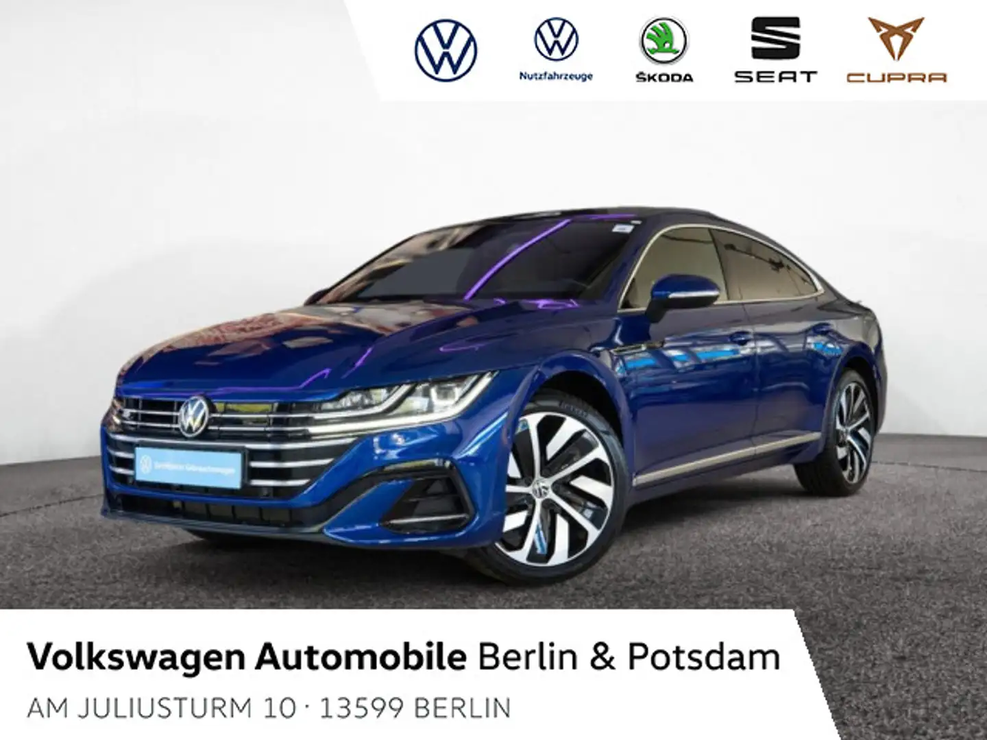 Volkswagen Arteon R-Line 1,4 l eHybrid  DSG P-Dach LED Navi Blu/Azzurro - 1