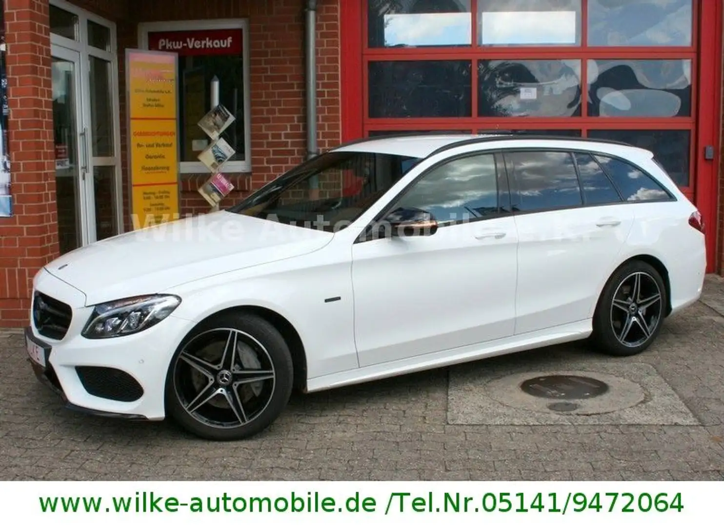 Mercedes-Benz C 350 T e+AMG Line+LED+Leder+Kamera+Comand+Hybr. Blanc - 1
