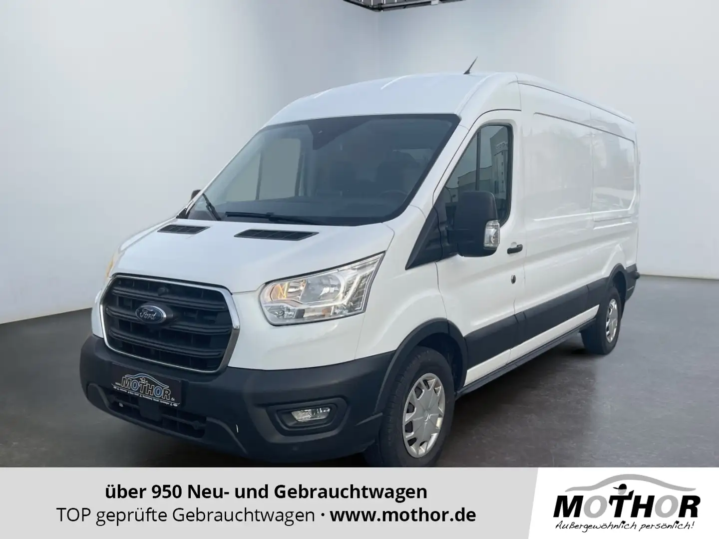 Ford Transit Kasten Trend 2.0 TDCi 350 L3 TEMP NAVI Blanc - 1