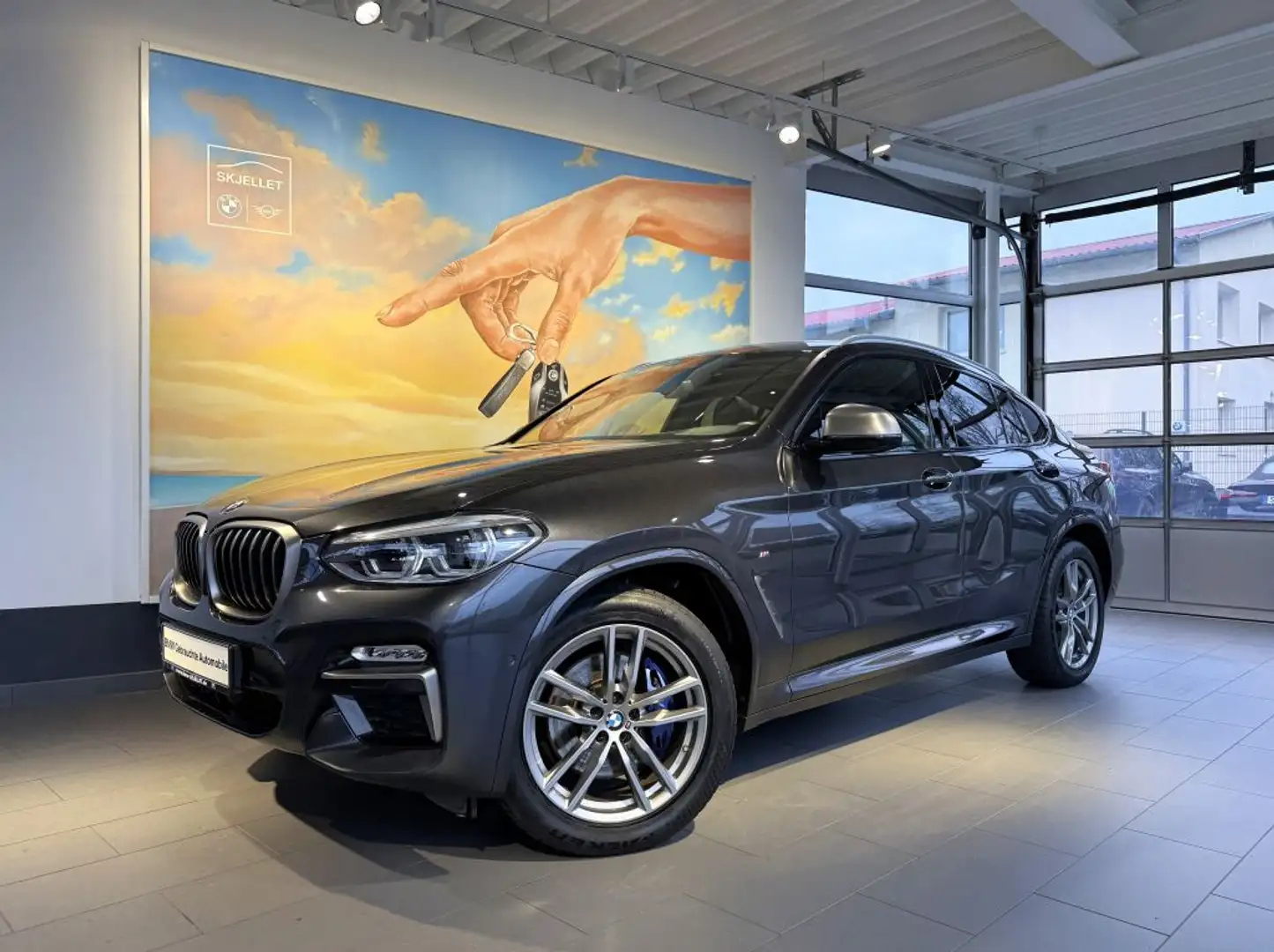 BMW X4 M40i ACC+KOMF+HUD+PANO+adp.LED+MEMO+LEDER+AL+ Grau - 1