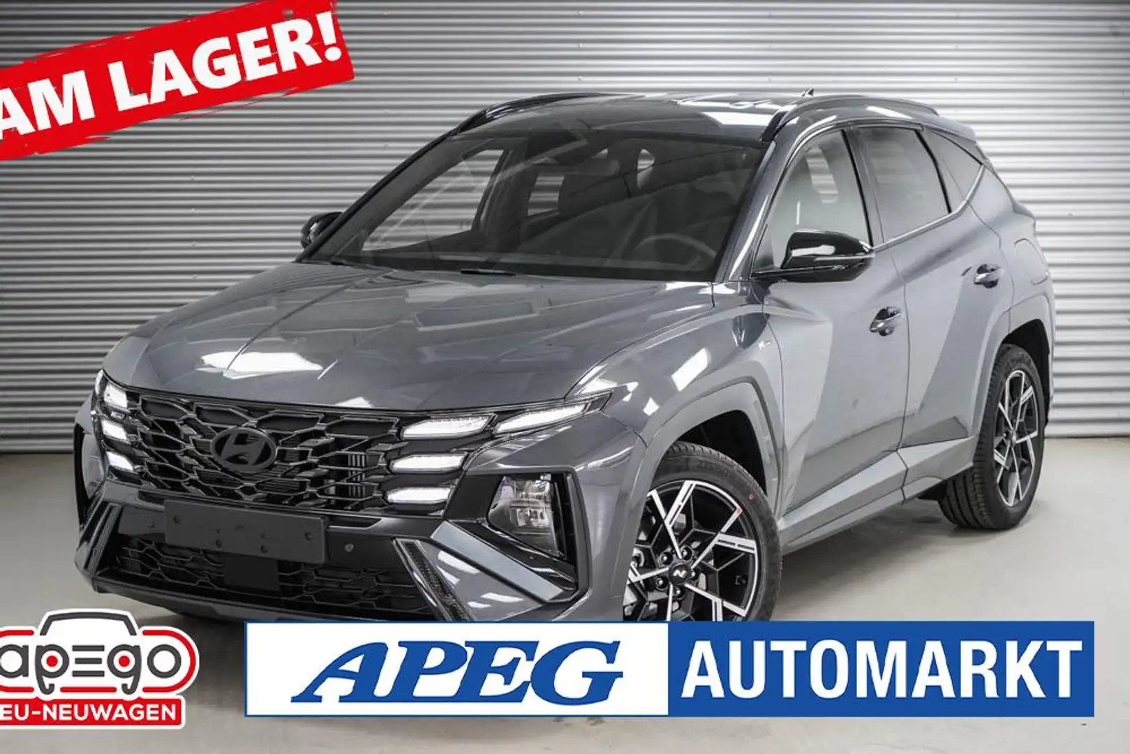 Hyundai TUCSON 1,6 T-GDI mHEV 4x4 DCT N-Line Grijs - 1