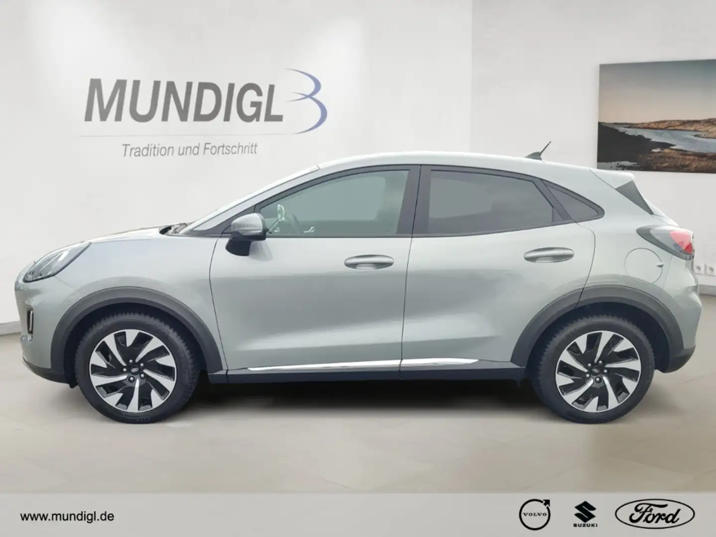 Ford Puma Titanium 1.0 Mild Hybrid Navi LED ACC Mehrzonenkli Argent - 2