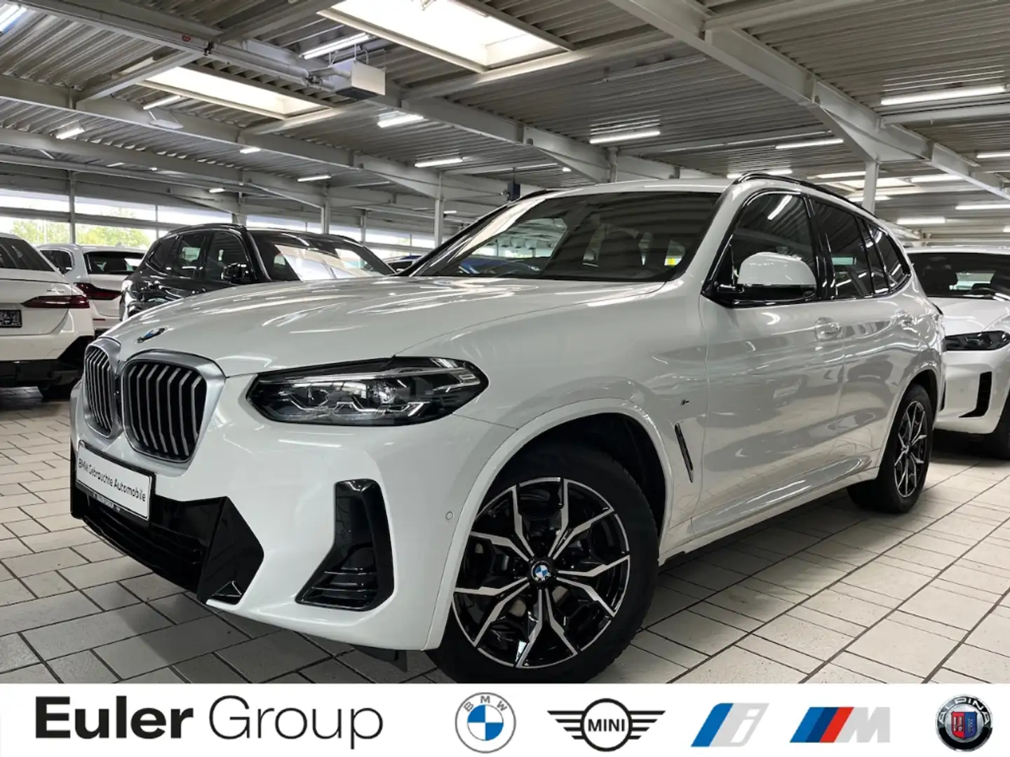 BMW X3 xDrive 20d A M Sport Navi ParkAss+ 360 Grad LED SH Weiß - 1