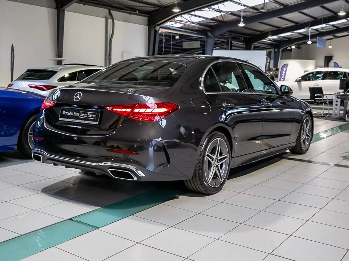 Mercedes-Benz C 200 AMG PREMIUM DIGITAL LIGHT 360° DISTRONIC Gris - 2