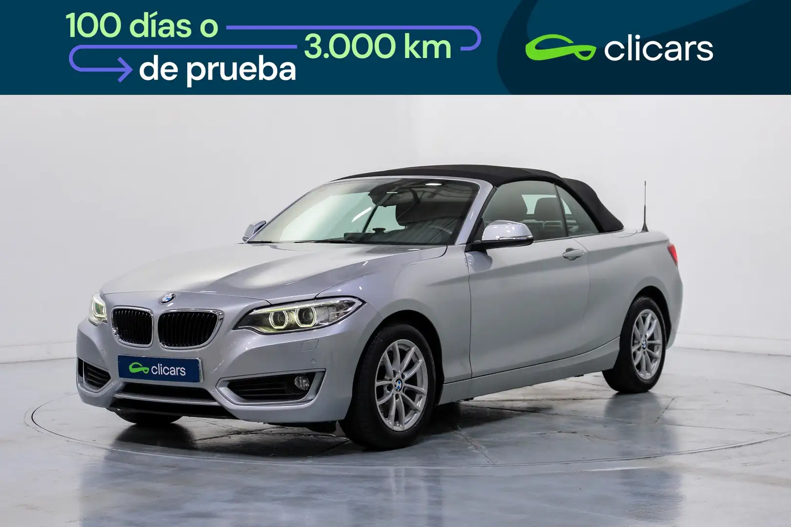 BMW 220 220d Cabrio Plateado - 1
