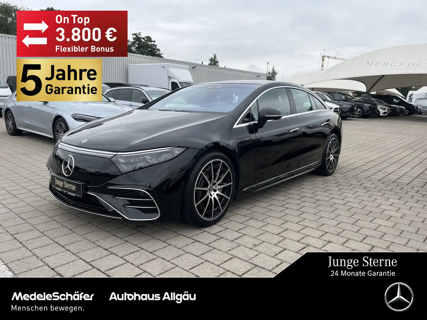 Mercedes-Benz EQS EQS 580 4M AMG 21" AHK HA-Lenk MASSAGE NAPPA LED Negru - 1
