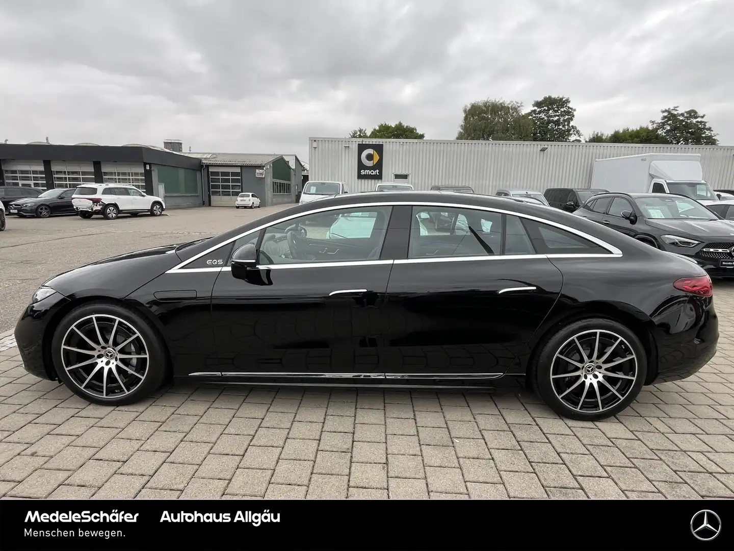 Mercedes-Benz EQS EQS 580 4M AMG 21" AHK HA-Lenk MASSAGE NAPPA LED Negru - 2