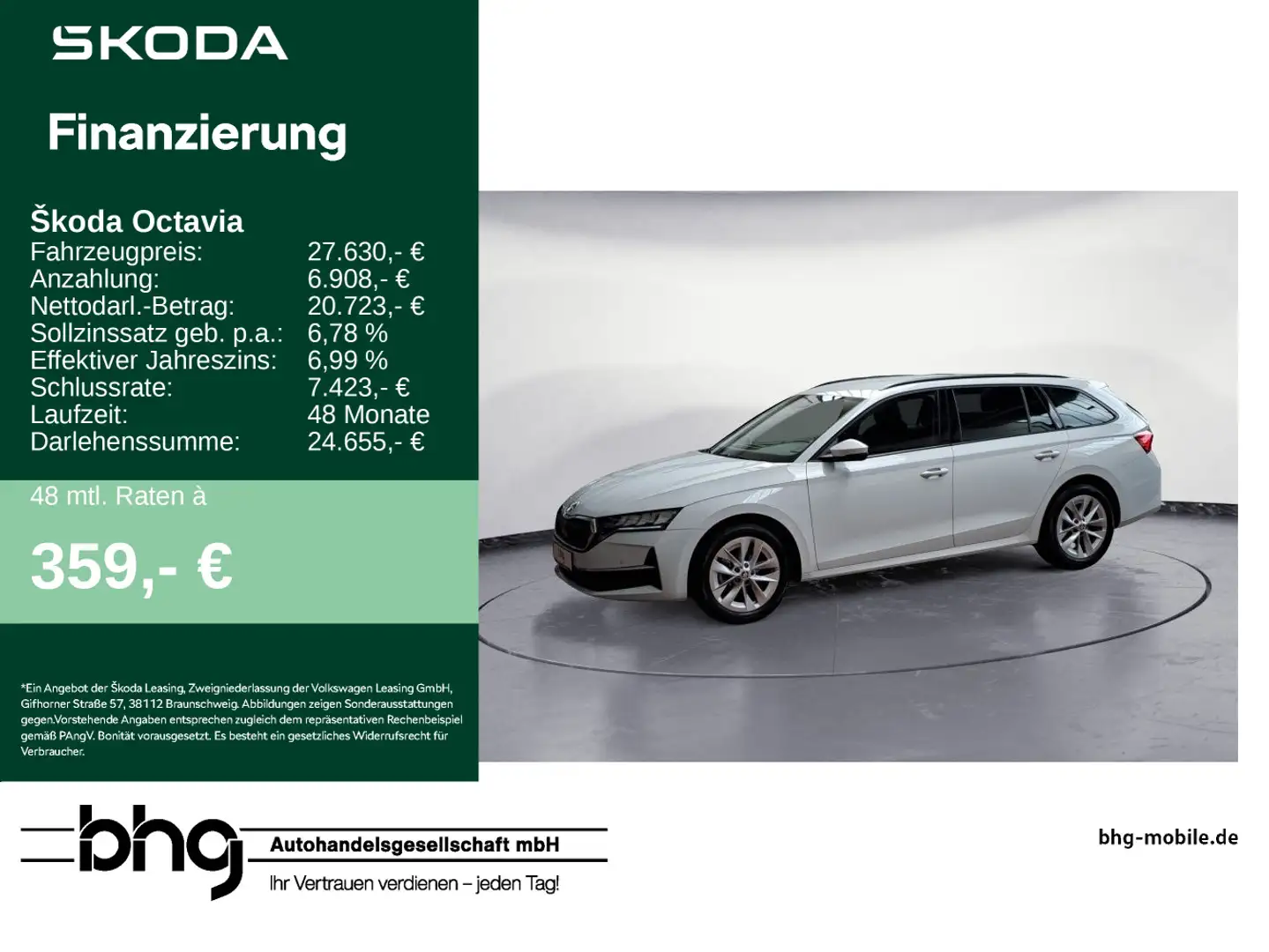 Skoda Octavia Combi 1.5 TSI mHEV DSG Selection *TEMPOM Blanc - 1