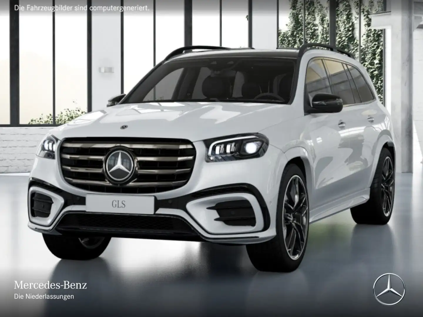 Mercedes-Benz GLS 450 d 4M AMG+NIGHT+PANO+360+AHK+MULTIBEAM+HUD Weiß - 2