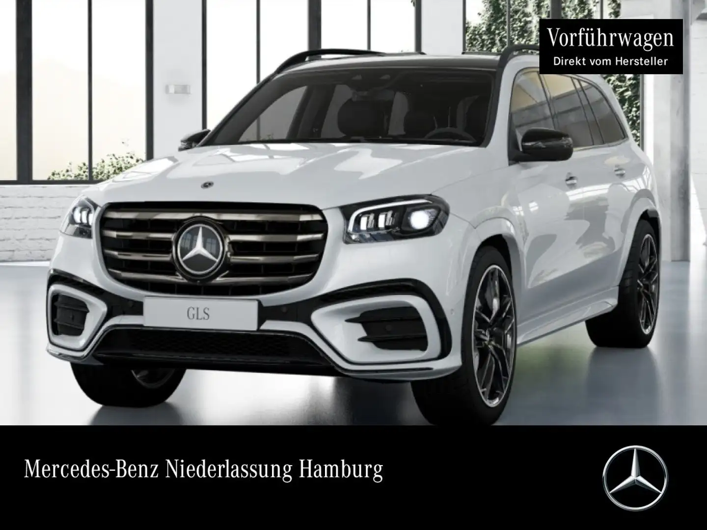 Mercedes-Benz GLS 450 d 4M AMG+NIGHT+PANO+360+AHK+MULTIBEAM+HUD Weiß - 1