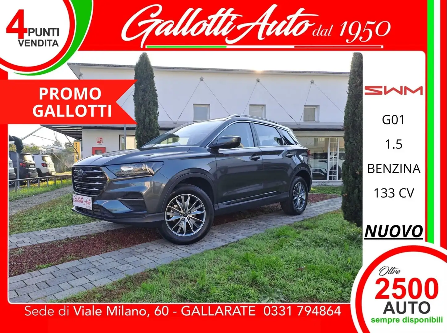 SWM G01 5 ANNI DI GARANZIA - PROMO Grau - 1