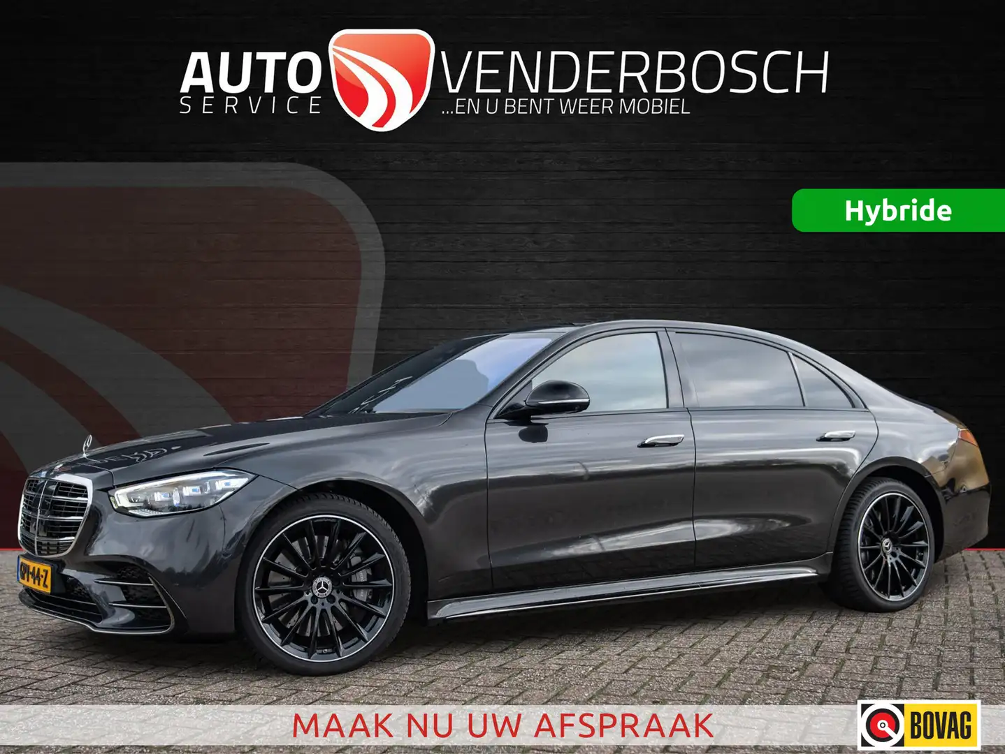Mercedes-Benz S 580 580e 4MATIC Lang AMG Line 510pk | Pano | Burmester Grijs - 1
