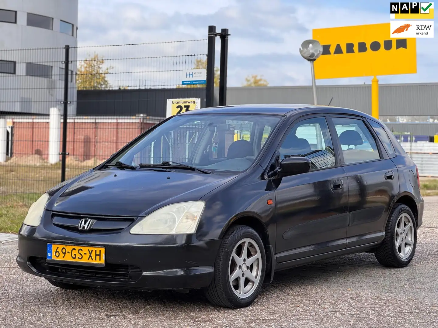 Honda Civic 1.4i LS/INRUILKOOPIE/ RIJD SCHAKELT LEKKER/LAK IET Groen - 1