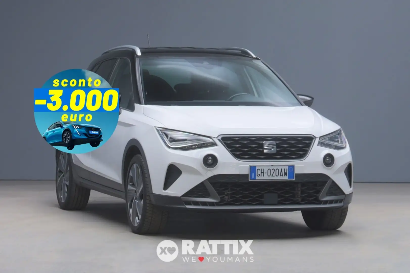 SEAT Arona 1.0 TGI 90CV FR Blanc - 1
