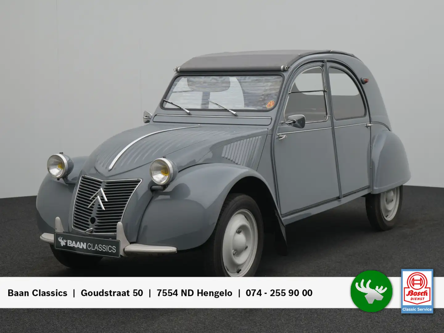 Citroen 2CV AZL 1958 | Concourstaat | Volledig gerestaureerd Grijs - 1