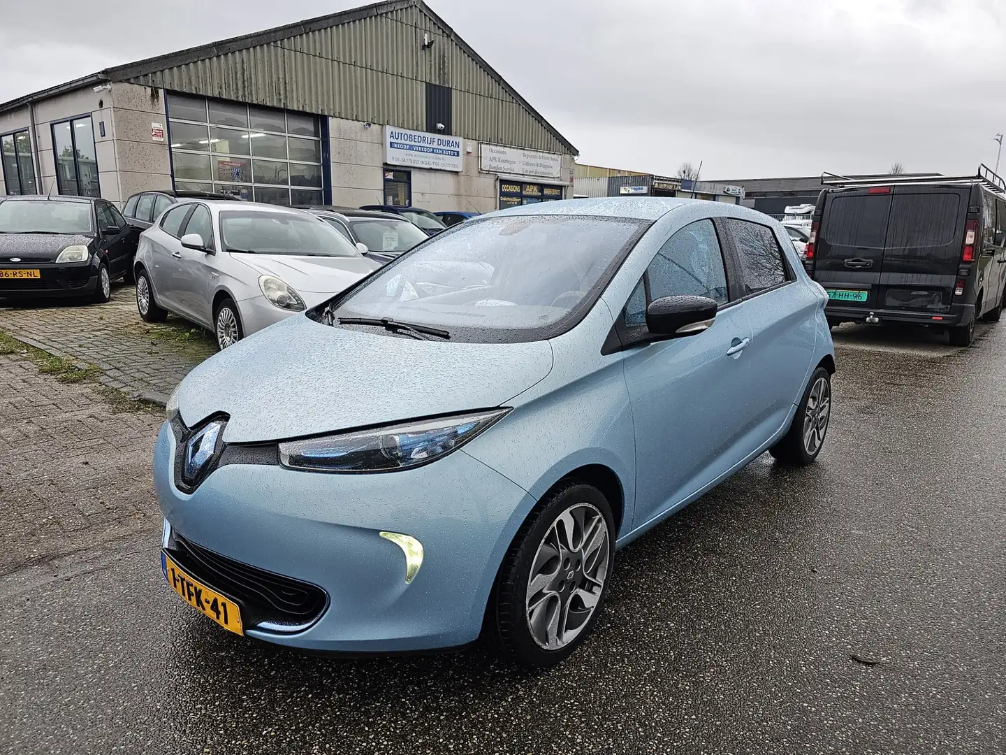 Renault ZOE Q210 Zen Quickcharge 22 kWh (ex Accu) Nav.+ Airco Bleu - 1