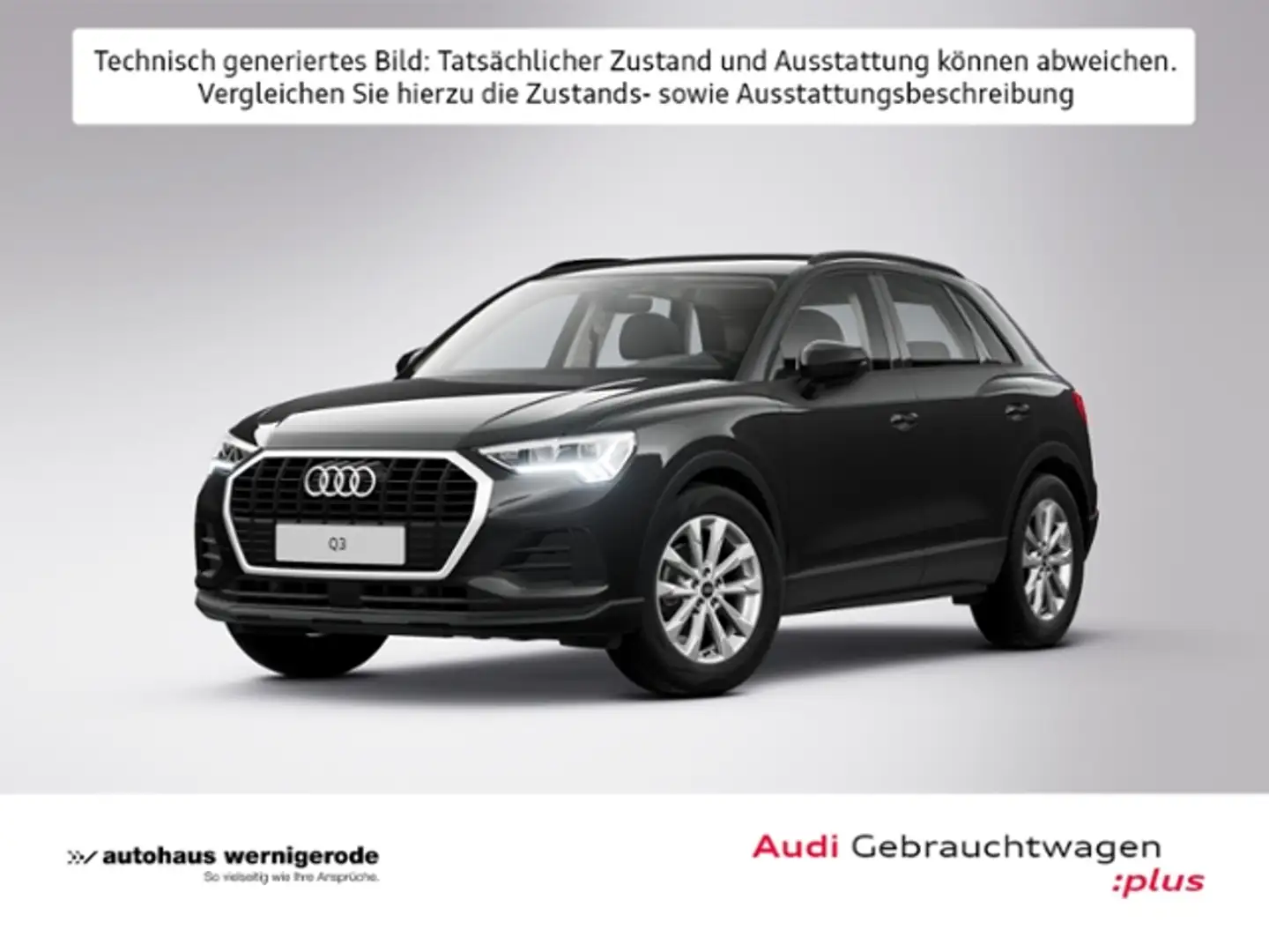 Audi Q3 Schwarz - 1