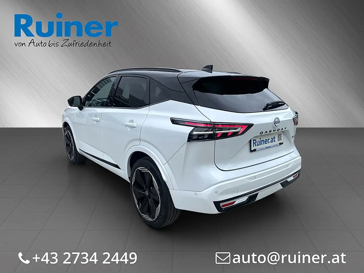 Nissan Qashqai 1,5T e-Power   N-Design +    Hybrid Leistung 20... Weiß - 2