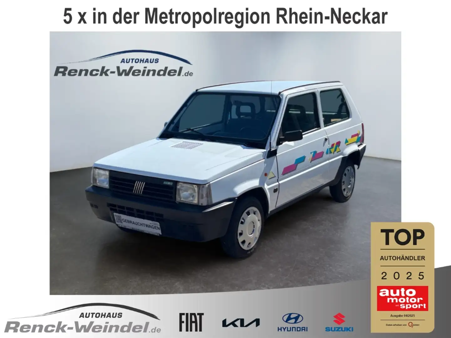 Fiat Panda 1.1 SELECTA HUAU neu Radio Wit - 1