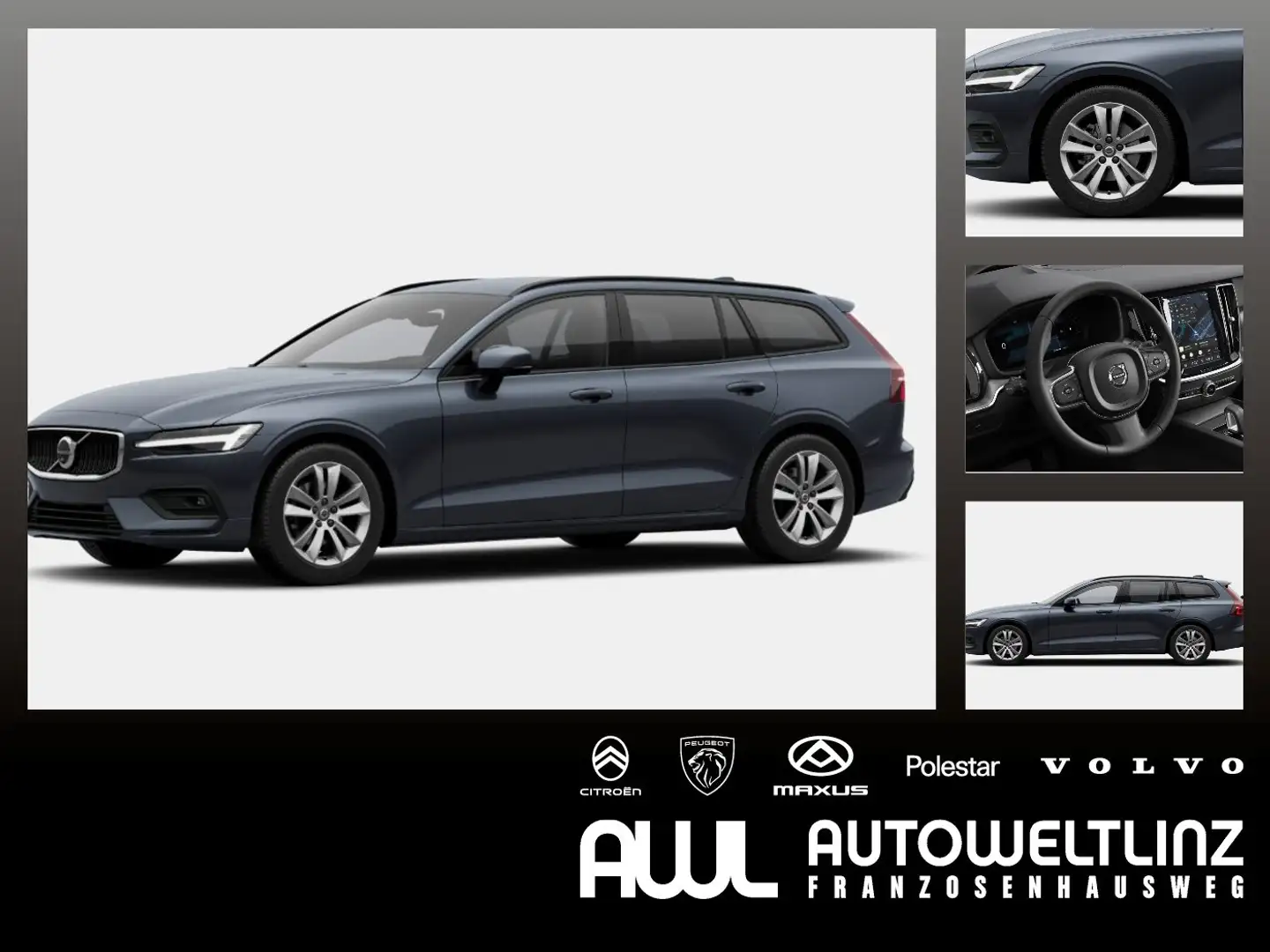 Volvo V60 Kombi B4 (Benzin) Core ACC+LED+Navi+SHZ+Kam. Blau - 1