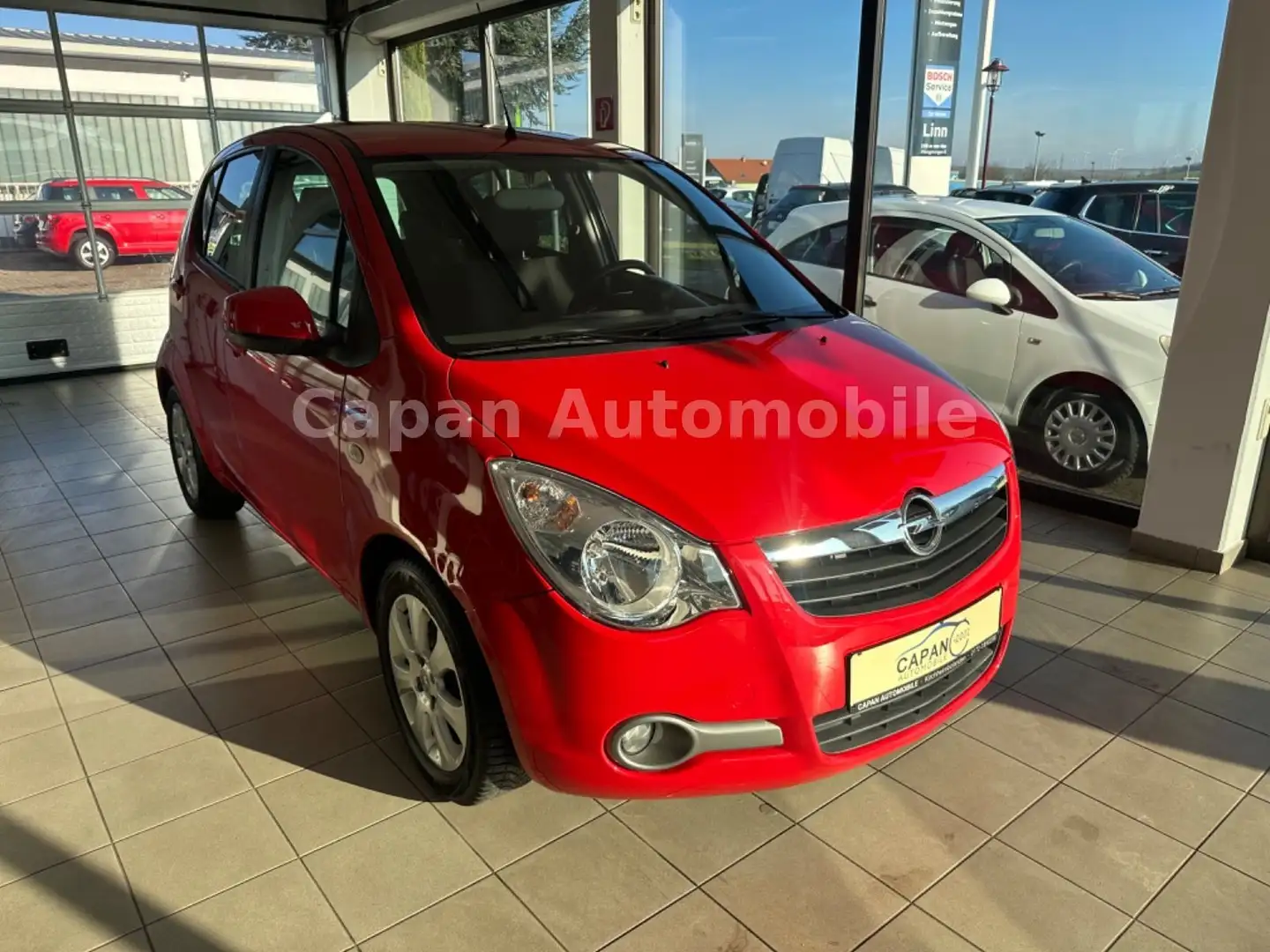 Opel Agila B Edition Klima/Scheckheft/Tüv.Neu/EURO4 Rot - 1