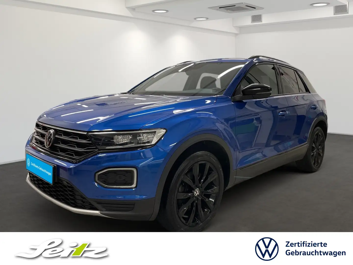 Volkswagen T-Roc 2.0 TDI 4M Sport *AHK*STANDH*KAMERA*LED* Blauw - 1