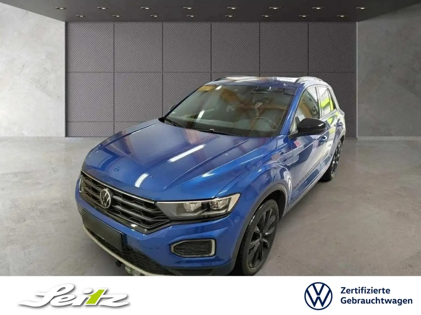 Volkswagen T-Roc 2.0 TDI 4M Sport *AHK*STANDH*KAMERA*LED* Blau - 1