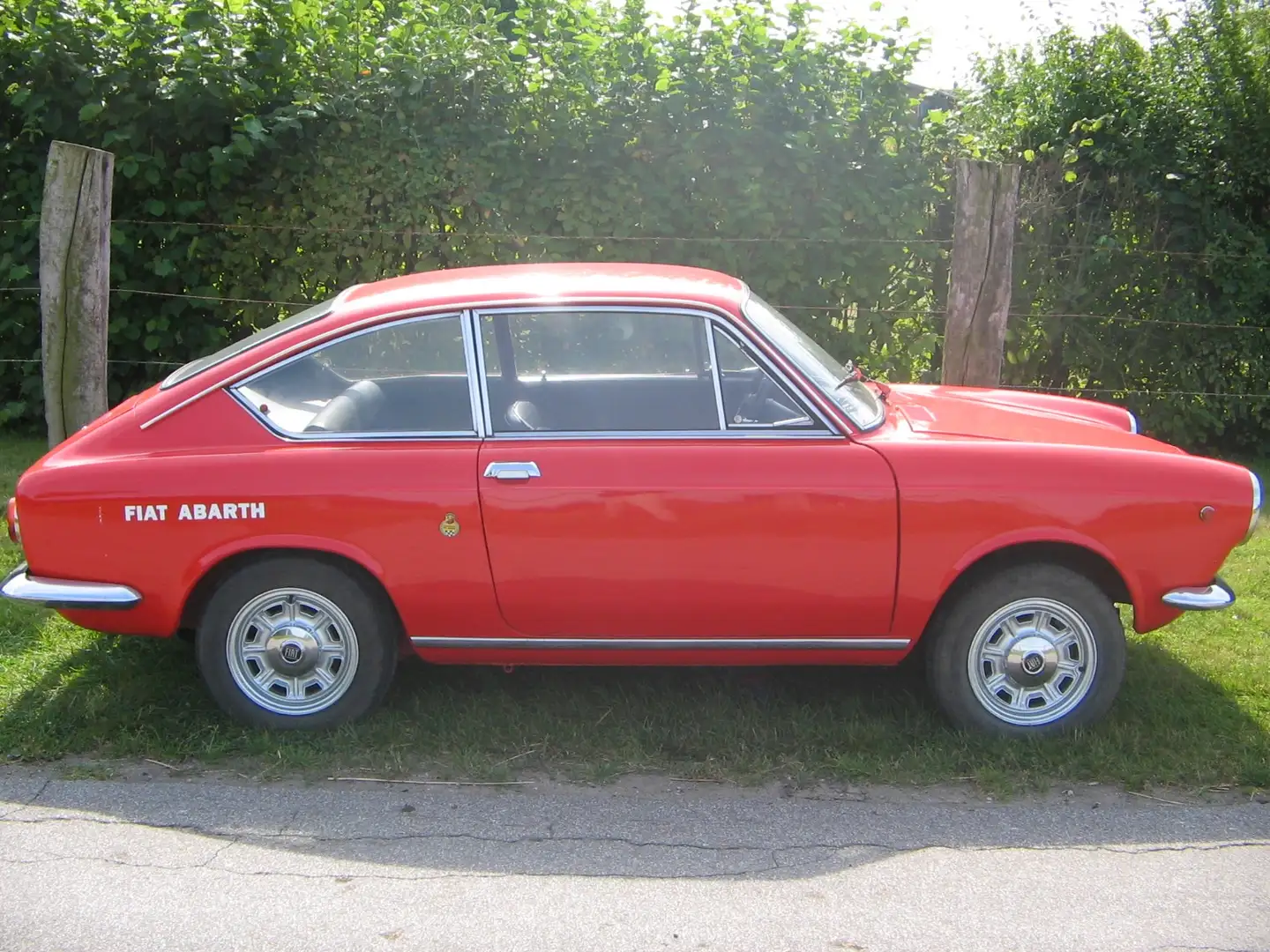 Oldtimer Fiat 850 Abarth Coupé (Fiat Abarth 1000 OTR Replika) Roşu - 2