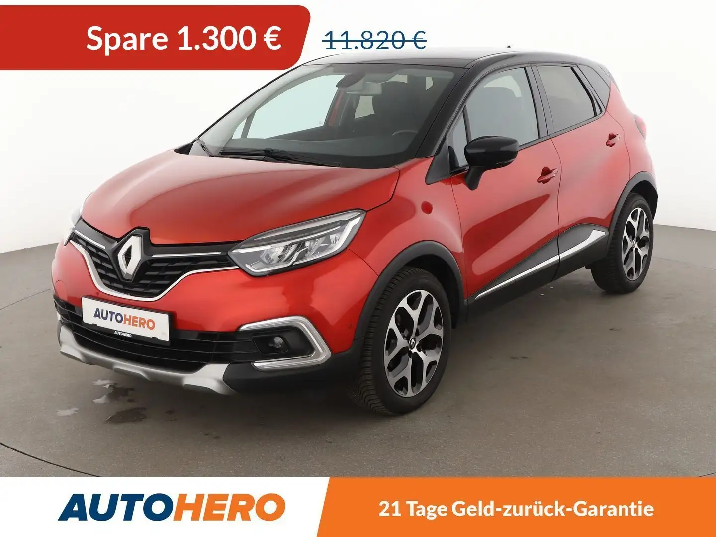 Renault Captur 0.9 Energy Intens*TEMPO*NAVI*PDC*SHZ*ALU*LED* Rot - 1