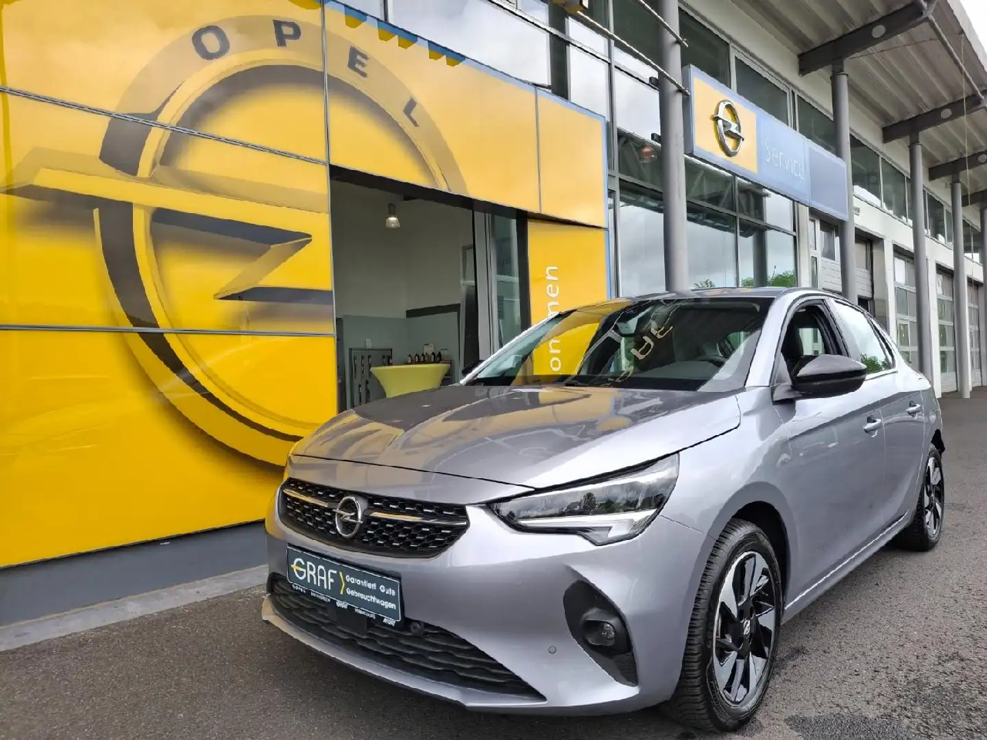Opel Corsa-e Corsa-e Elegance*11 kW Charger*LHZ*SHZvo.*Kamera Silber - 2