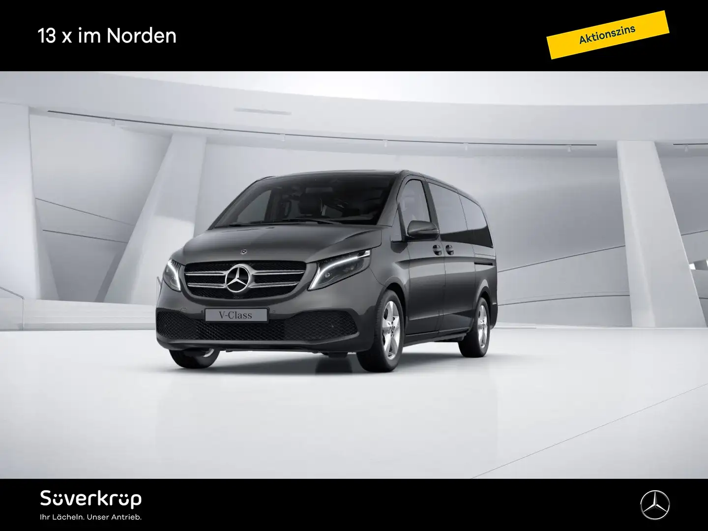 Mercedes-Benz V 250 KAMERA/LED/NAVI/7 SITZER/TEMPOMAT/SHZ PDC Grau - 2
