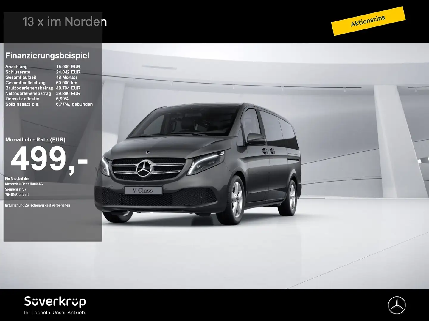 Mercedes-Benz V 250 KAMERA/LED/NAVI/7 SITZER/TEMPOMAT/SHZ PDC Grau - 1