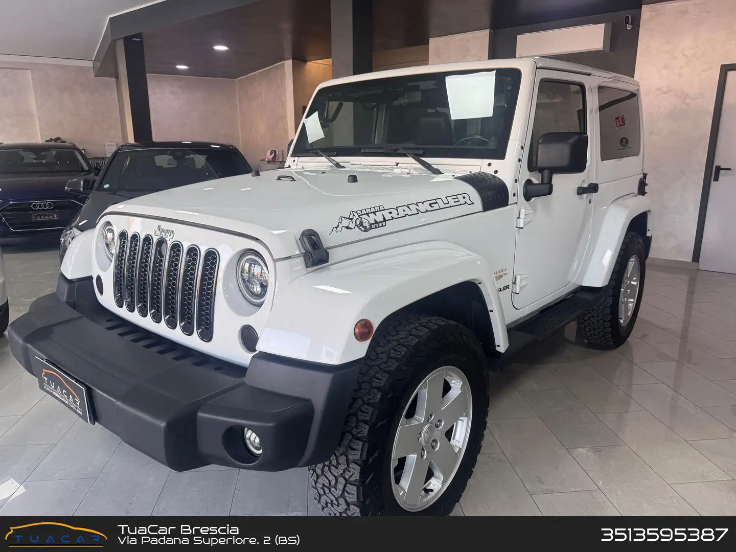 Jeep Wrangler Sahara 2.8 CRD Weiß - 1