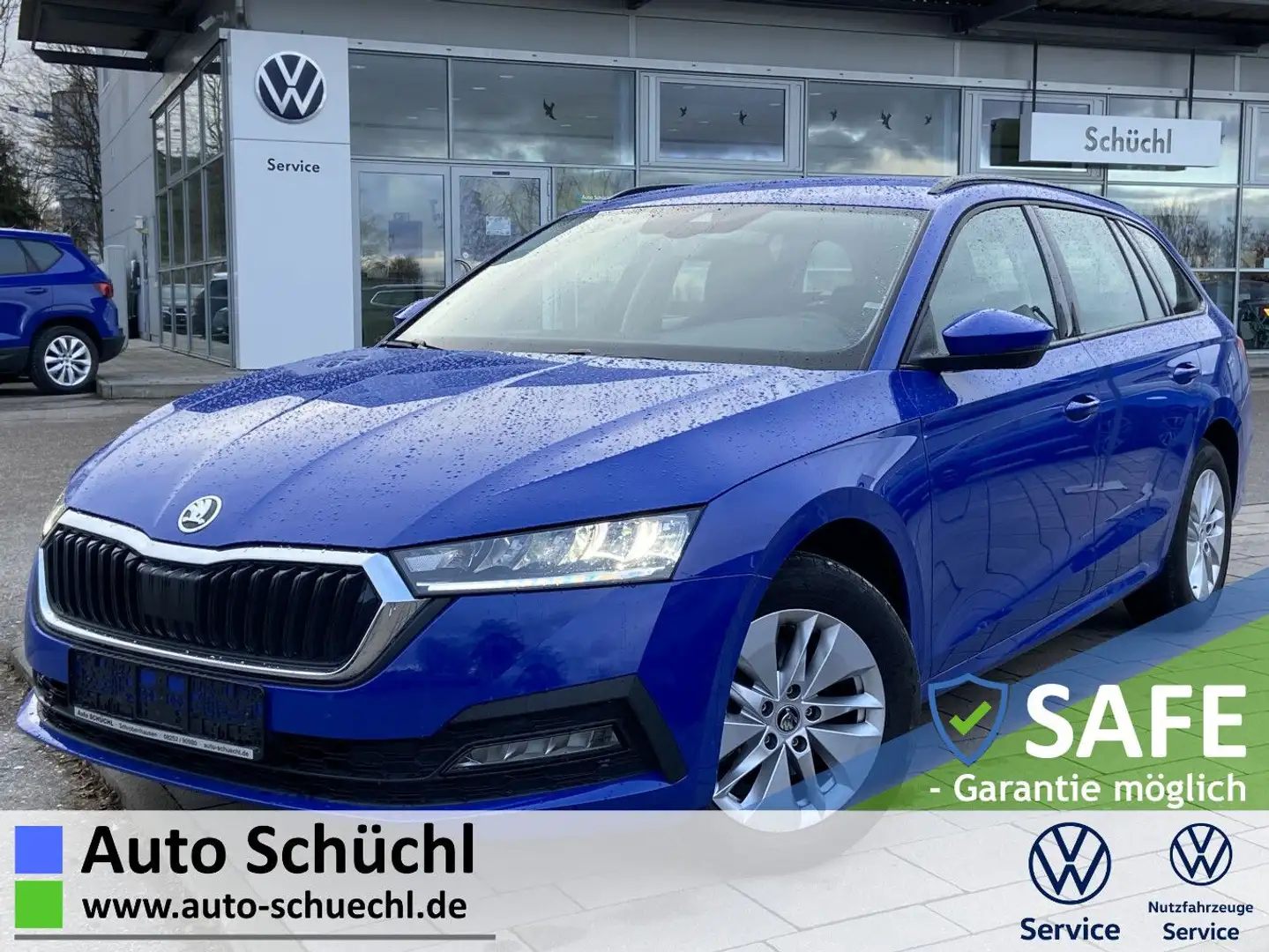 Skoda Octavia Combi 2.0 TDI DSG NAVI-COLUMBUS+LED+SMAR Blau - 1