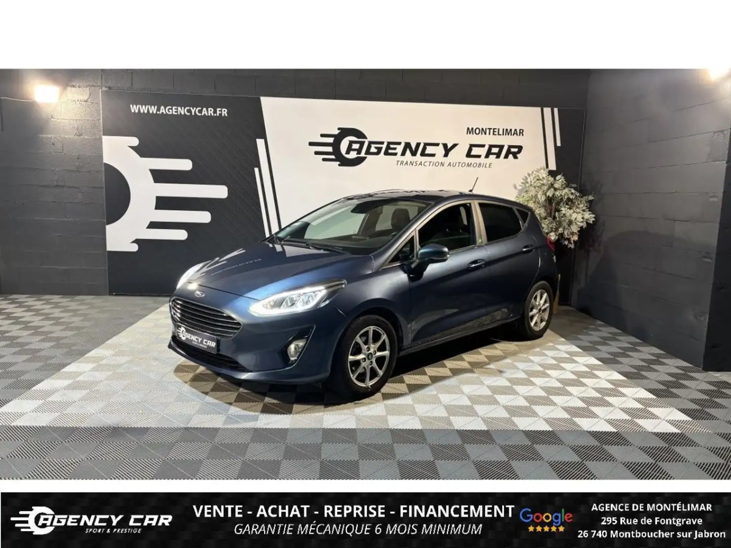 Ford Fiesta 1.0 EcoBoost 125 ch Titanium Blau - 1