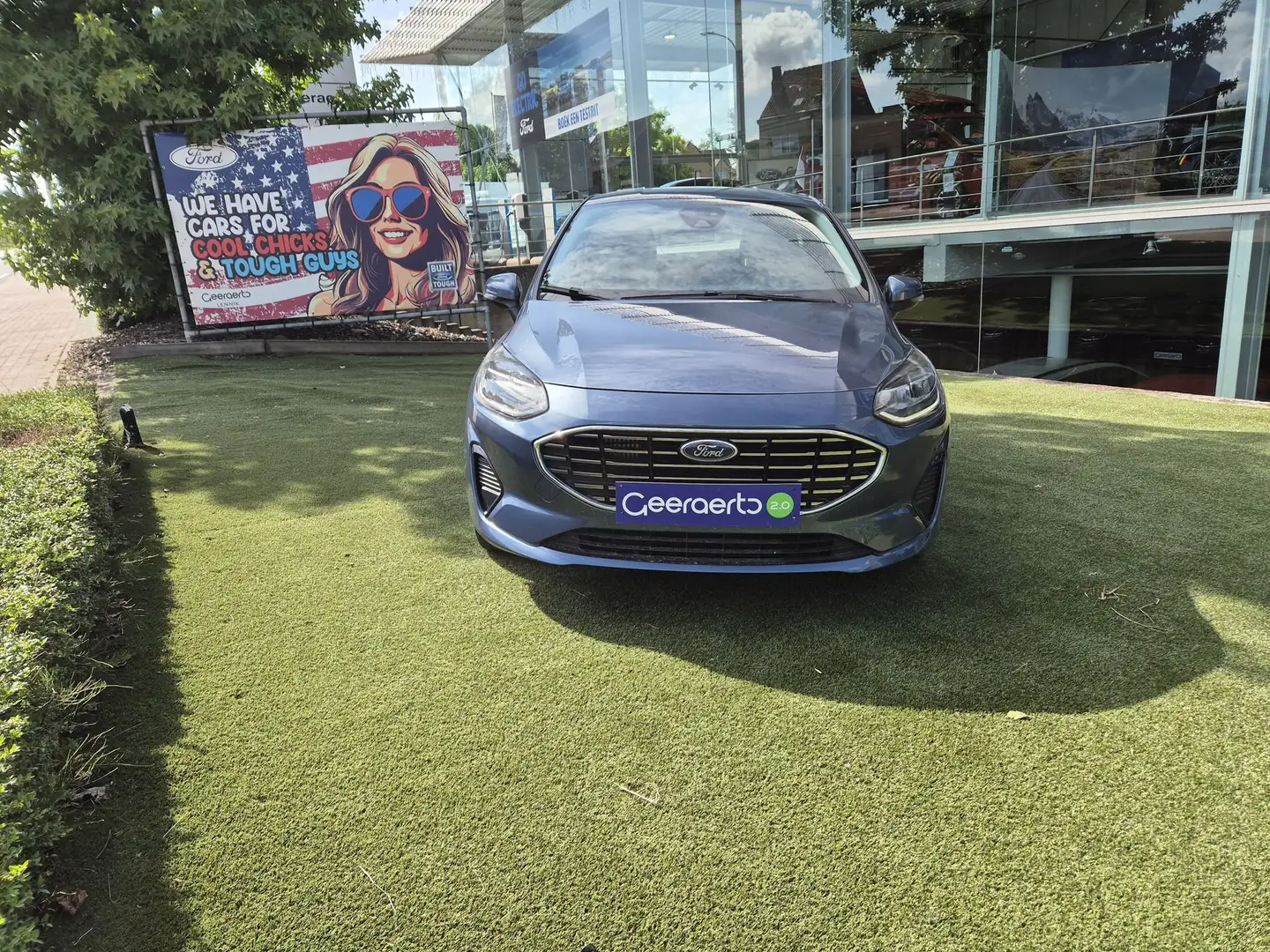 Ford Fiesta EcoBoost mHEV Titanium A7 DCT Blauw - 2