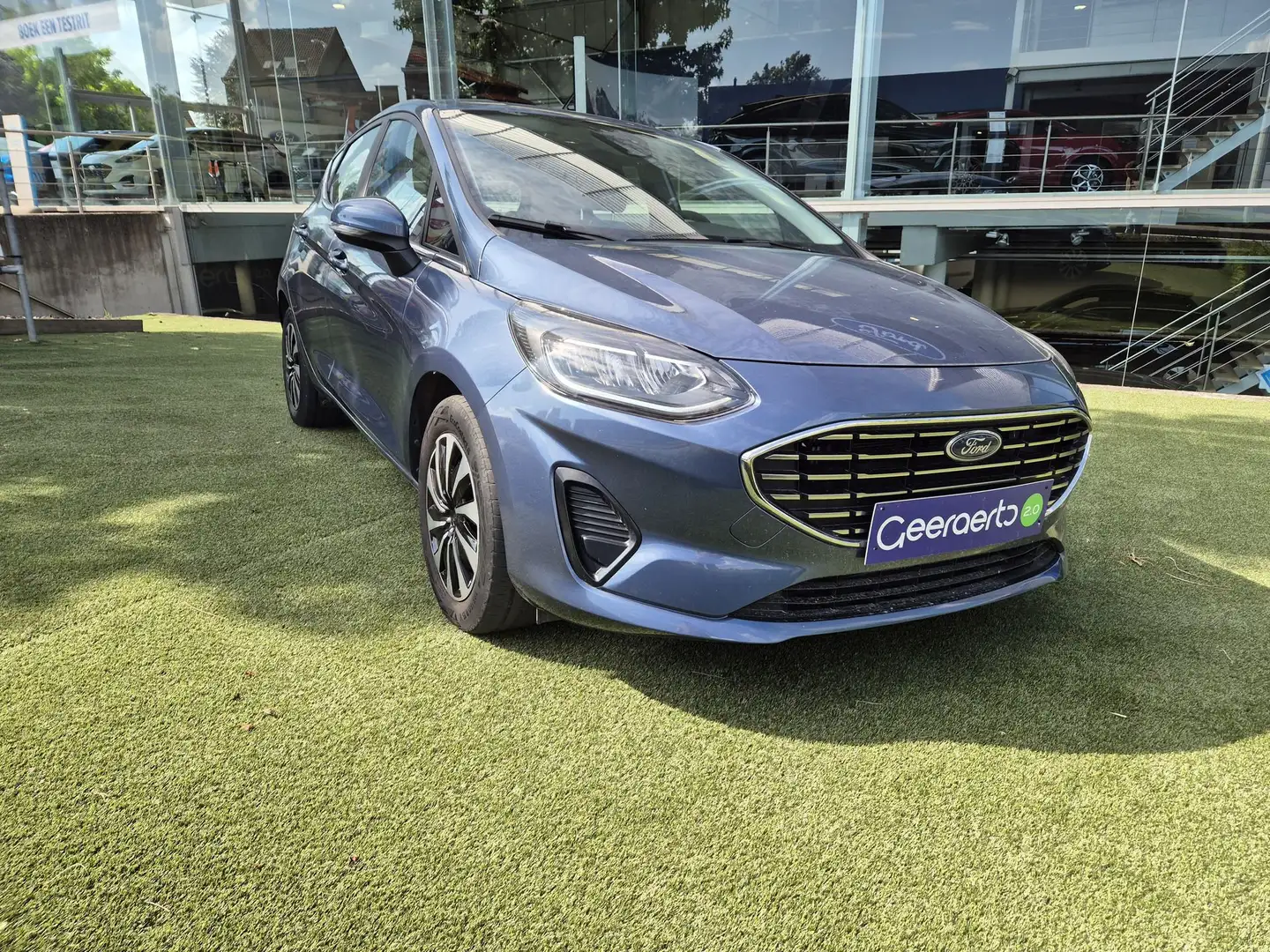 Ford Fiesta EcoBoost mHEV Titanium A7 DCT Bleu - 1