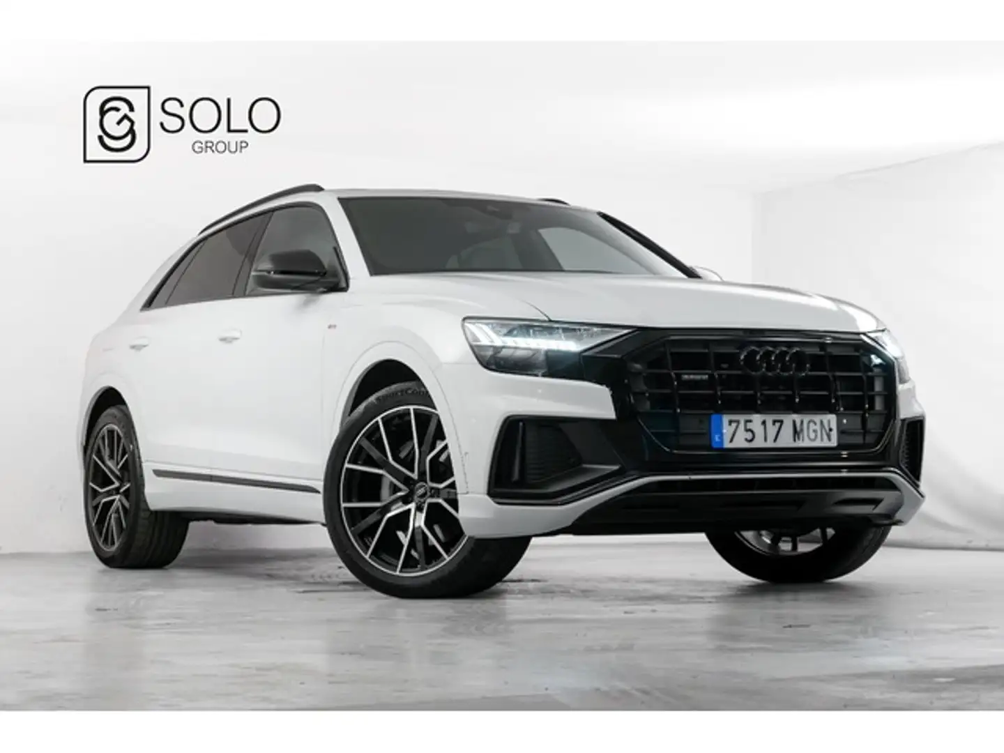 Audi Q8 45 TDI Black line quattro tiptronic Blanc - 1