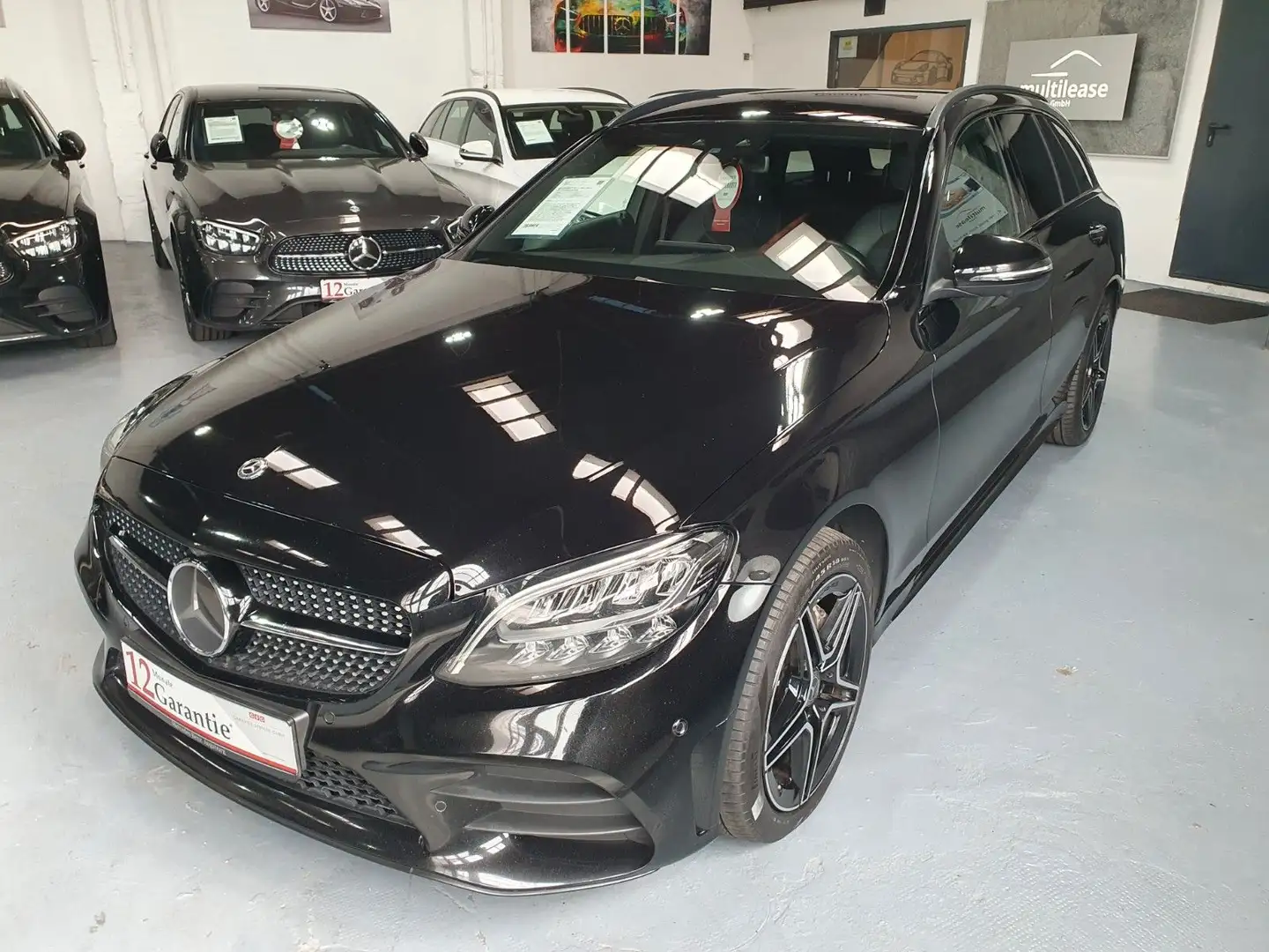 Mercedes-Benz C 200 T d AMG LINE 9G-Tronic|360°|Navi|Distronik Noir - 1