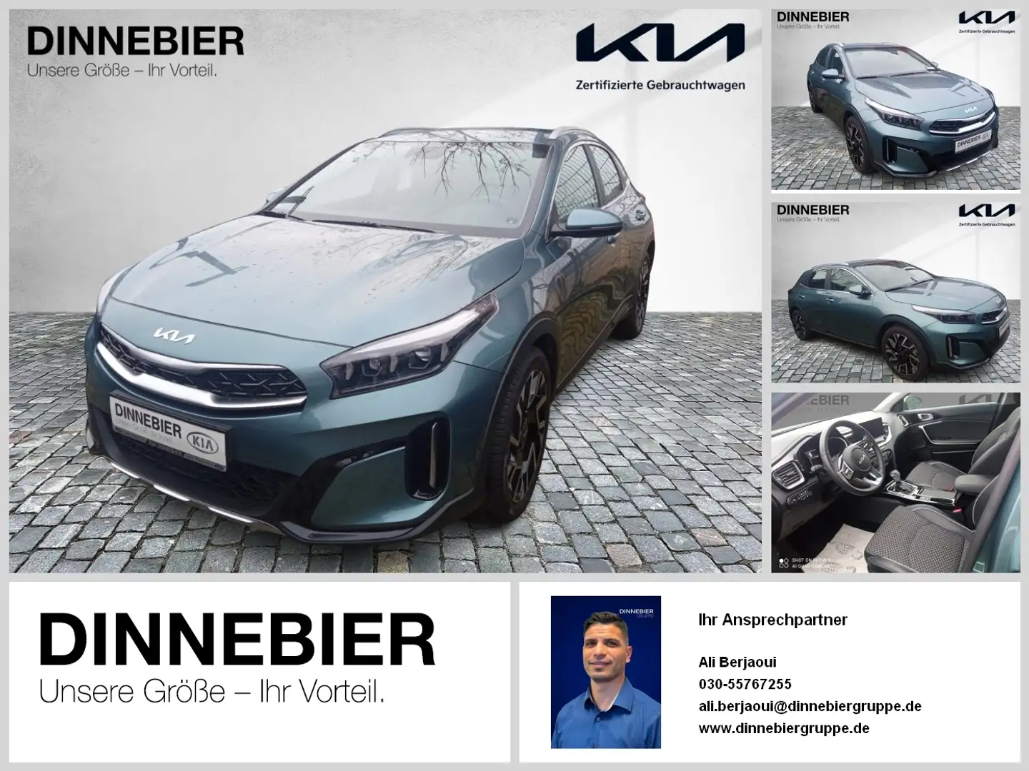 Kia XCeed 1.5T Spirit LED+Kamera+Navigation+SHZ Grau - 1