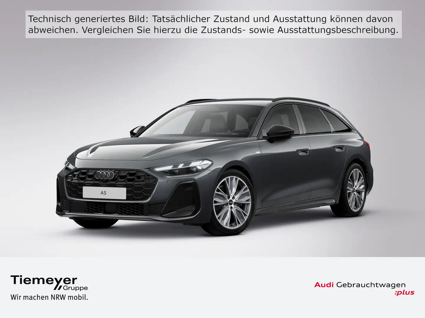 Audi A5 TDI Q 2x S LINE BF-DISPLAY HuD BuO LEDE Grau - 1