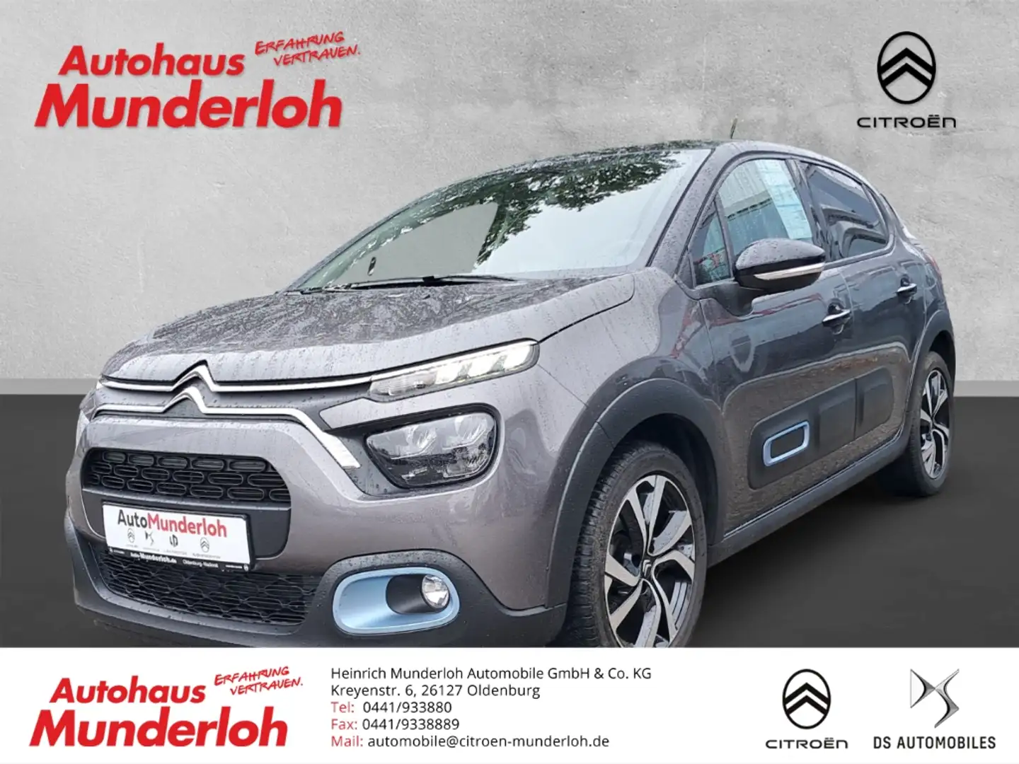 Citroen C3 Elle Edition PT 110 EAT 6 Autom. KLIMAAUTOM. NAVI Grau - 1