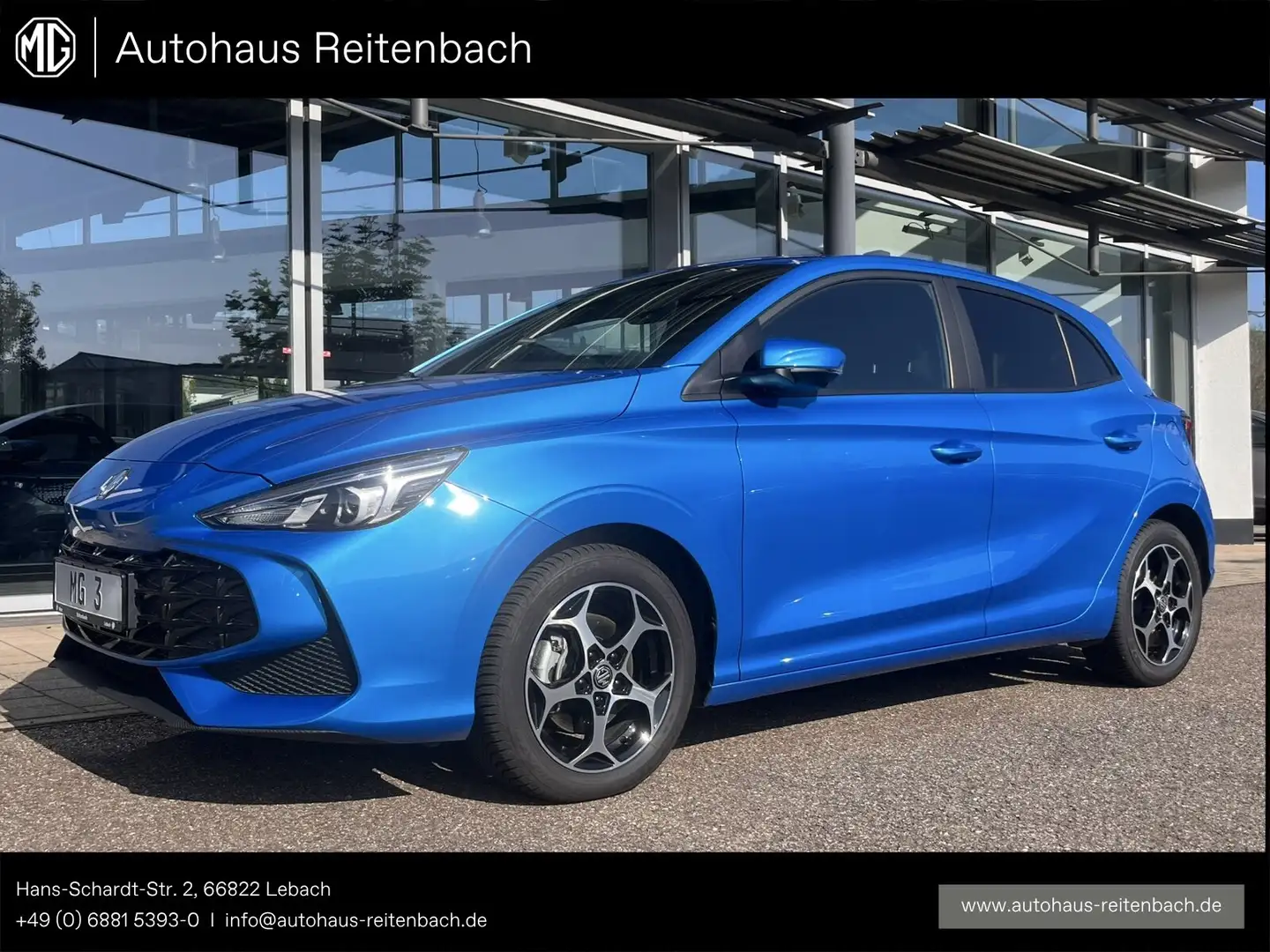 MG MG3 MG3 HYBRID+ LUX 360°+NAVI+SHZ+ACC+LKA+LED+DAb Blauw - 1