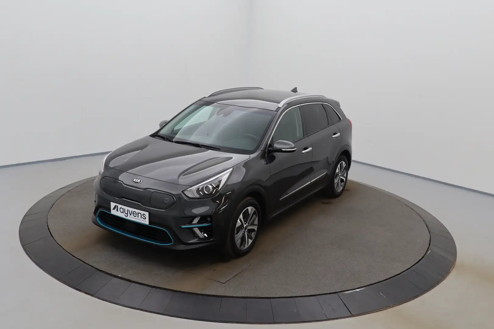 Kia e-Niro 64 kWh More LEDER/STOF LED GPS PDC CAM Keyless JBL Gris - 1