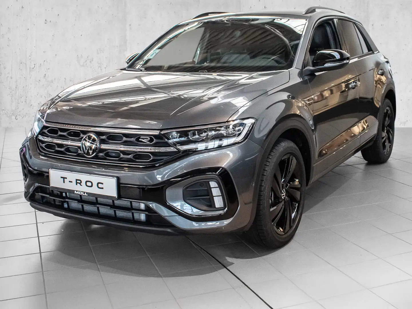 Volkswagen T-Roc R-Line 1.5 l TSI OPF DSG NAVI LED ACC KAM Grau - 2